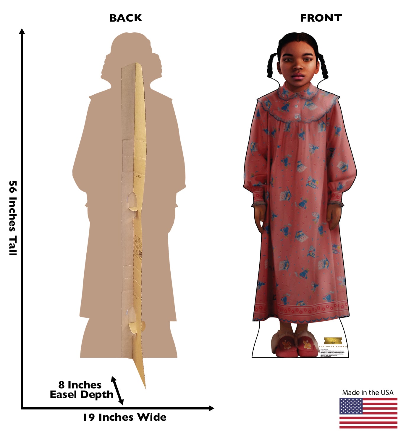 Life-size Hero Girl The Polar Express Cardboard Cutout - All Cutouts