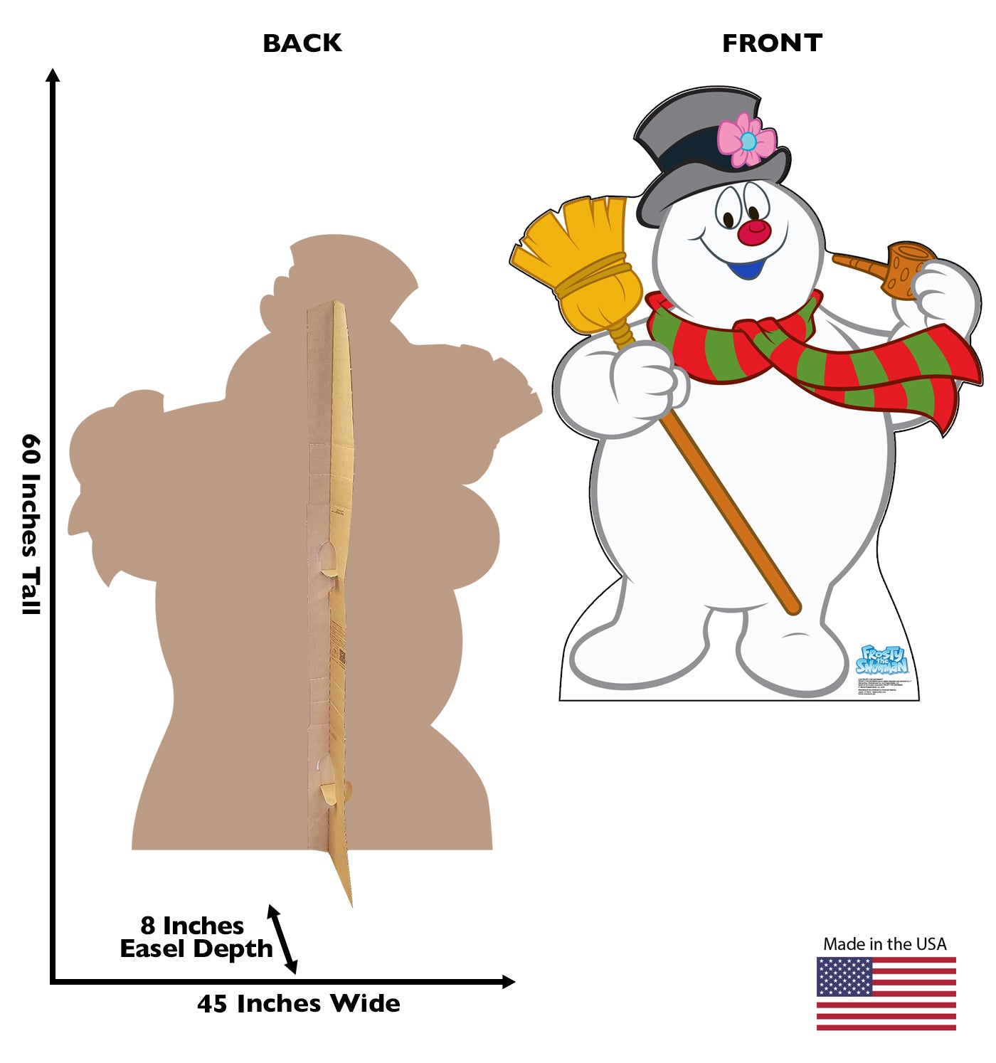 Life-size Frosty the Snowman Cardboard Cutout - All Cutouts