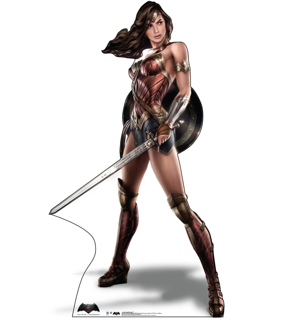 Life-size Wonder Woman Batman v Superman Cardboard Standup - All Cutouts