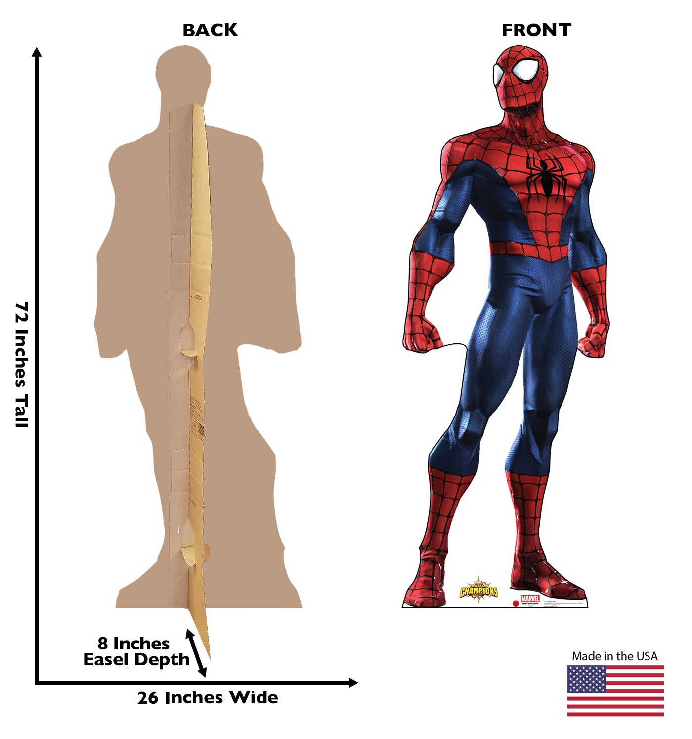 Life-size Spider-Man Cardboard Standup - All Cutouts
