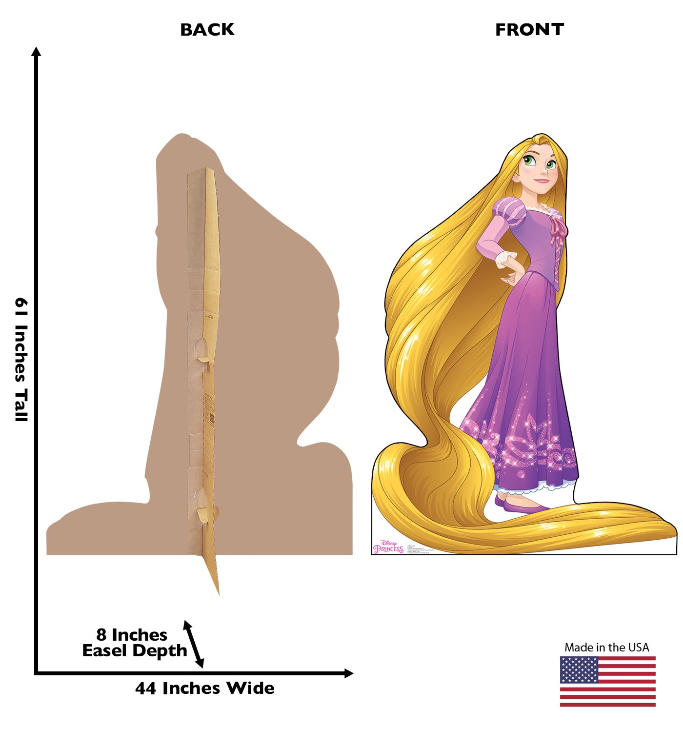 Life-size Rapunzel Friendship Adventures Cardboard Cutout - All Cutouts