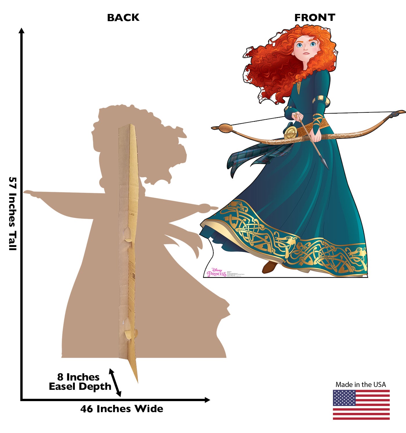 Life-size Merida Friendship Adventures Cardboard Cutout - All Cutouts