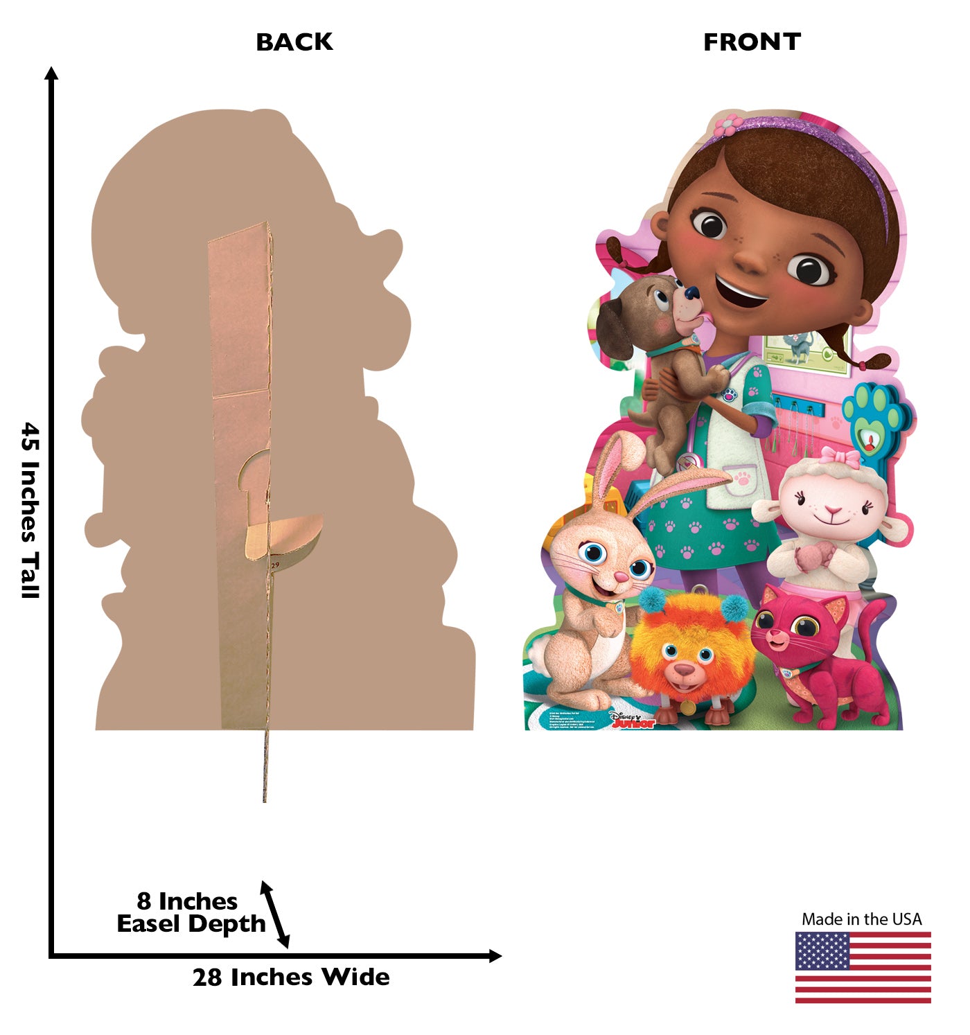 Life-size Doc McStuffins Pet Vet Cardboard Cutout - All Cutouts