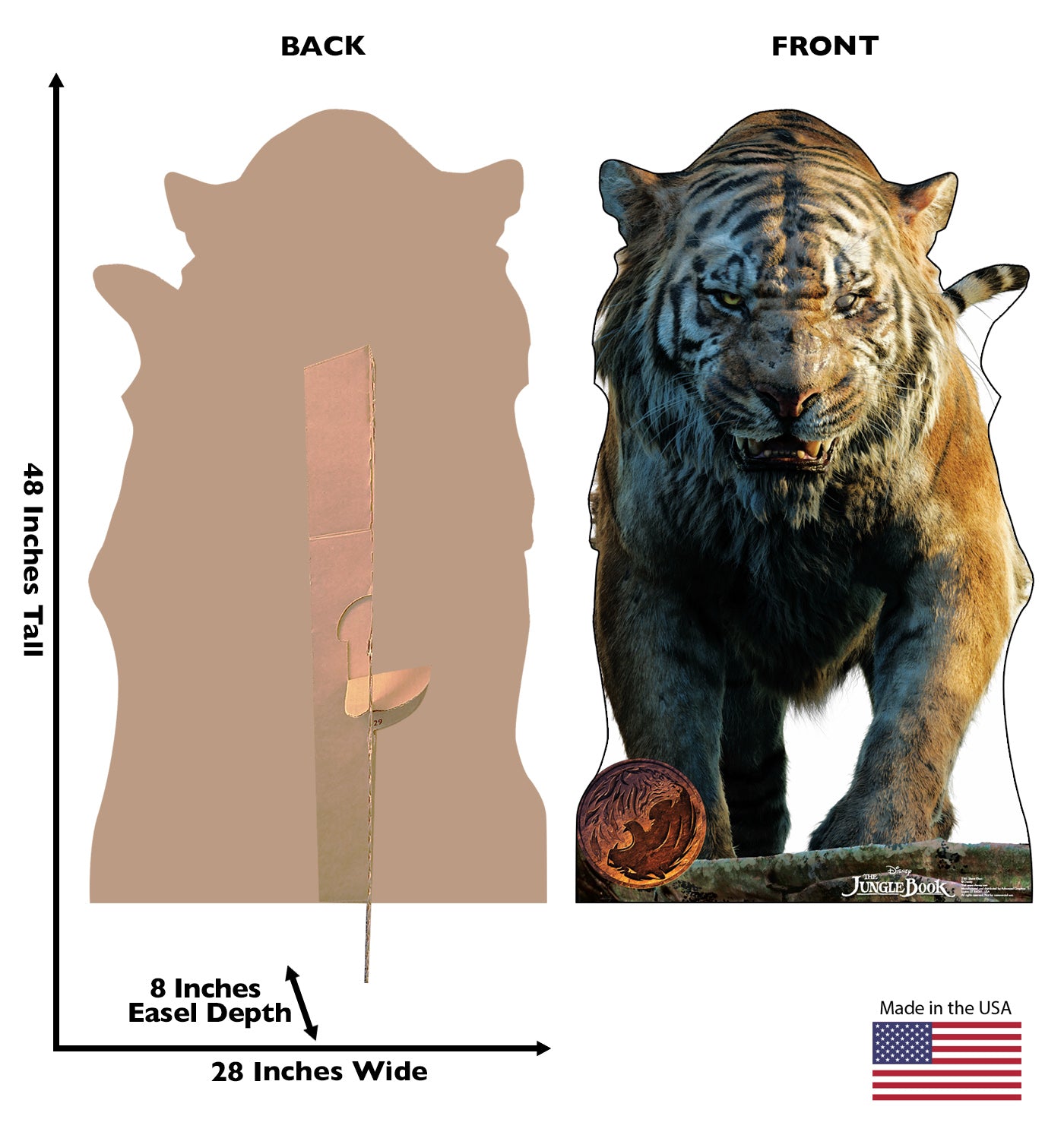 Life-size Shere Khan The Jungle Book Cardboard Cutout - All Cutouts
