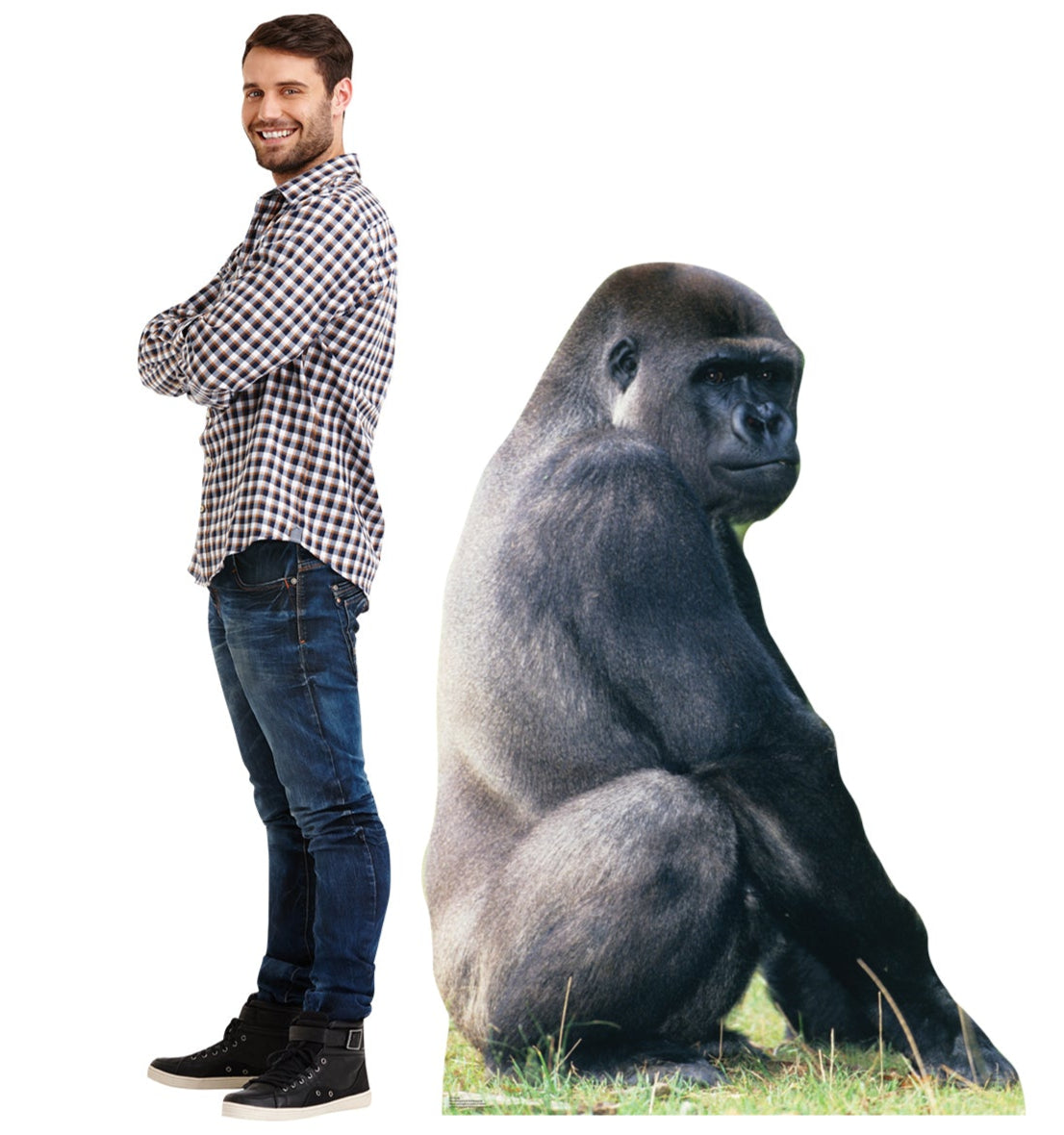 Gorilla Talking Life-Size Cardboard Cutout - All Cutouts