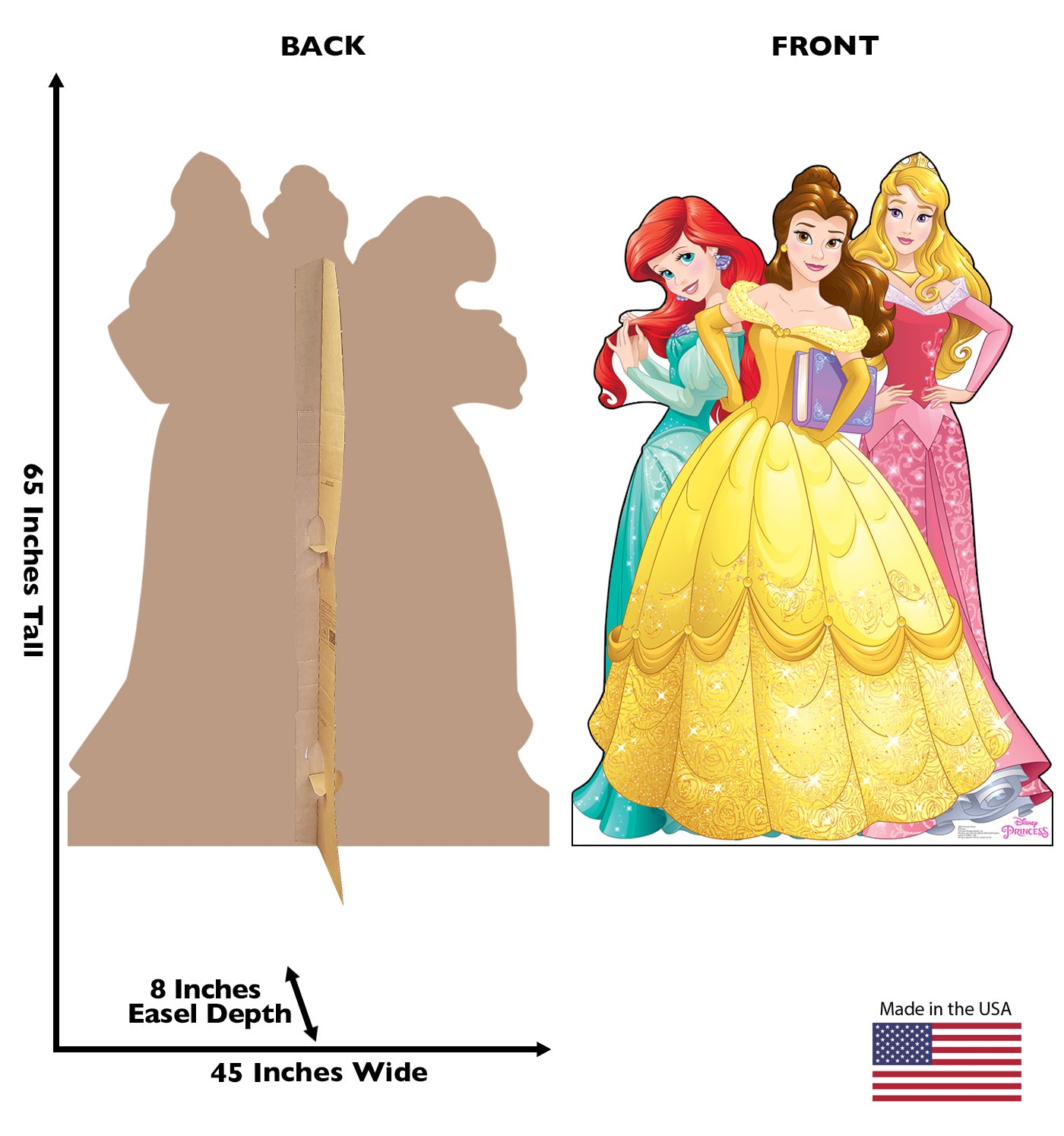 Life-size Disney Princess Group Cardboard Cutout - All Cutouts