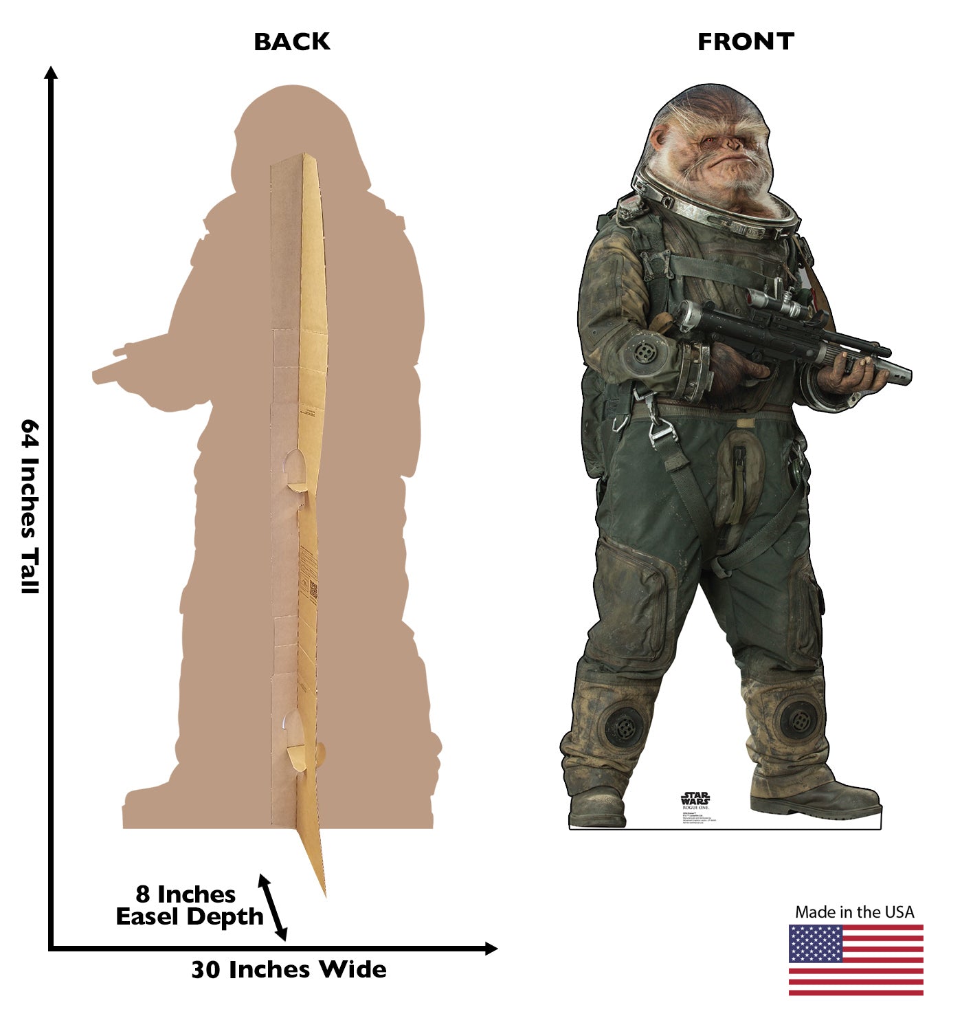 Life-size Bistan Rogue One Cardboard Cutout - All Cutouts
