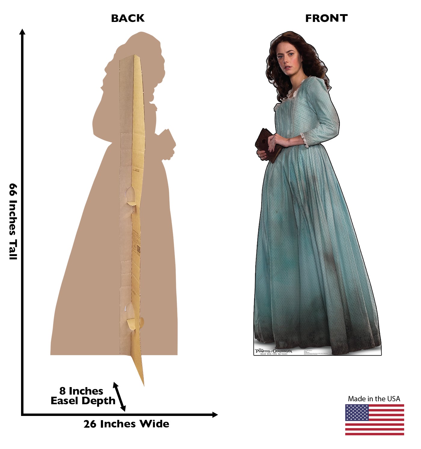 Life-size Carina Smyth POTC 5 Cardboard Cutout - All Cutouts