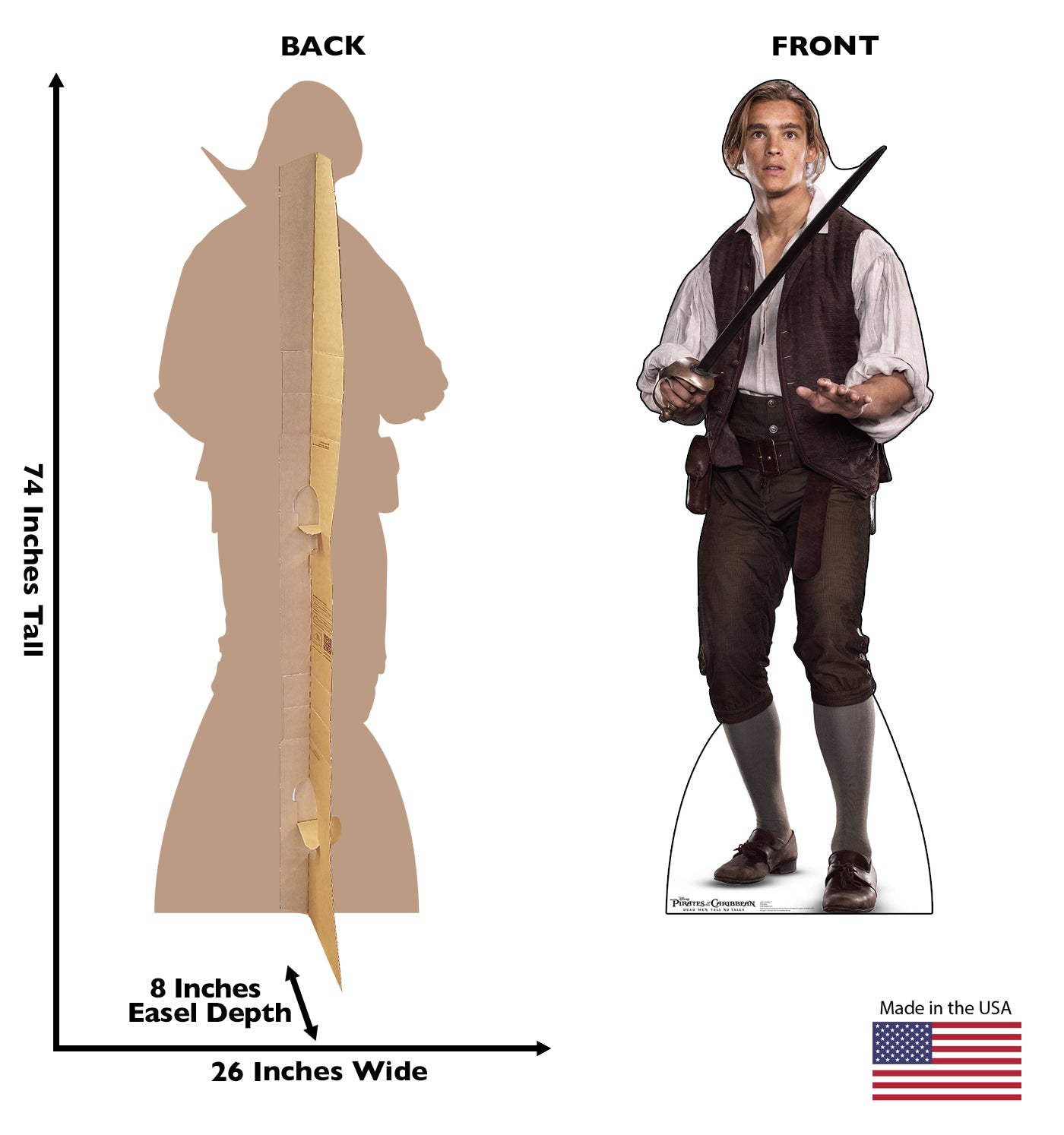 Life-size Henry POTC 5 Cardboard Cutout - All Cutouts