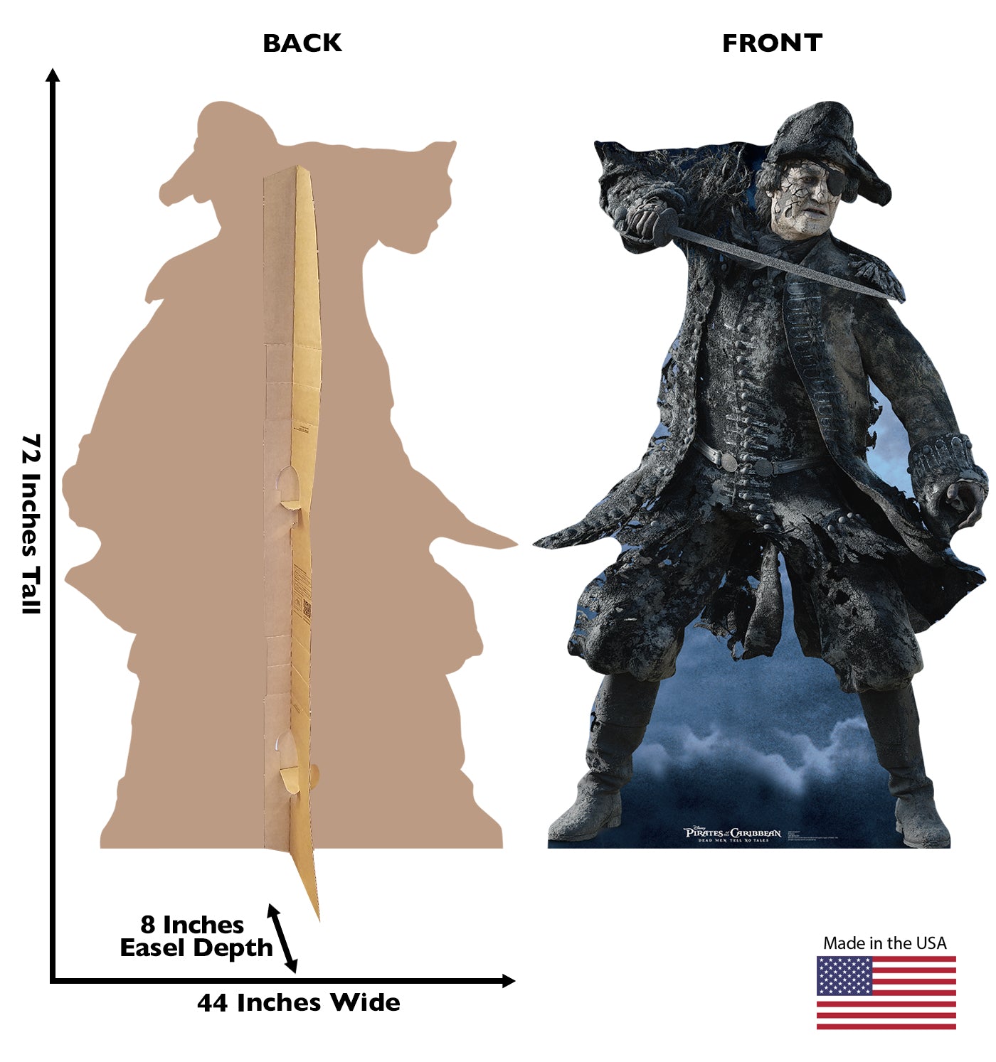 Life-size Lesaro POTC 5 Cardboard Cutout - All Cutouts