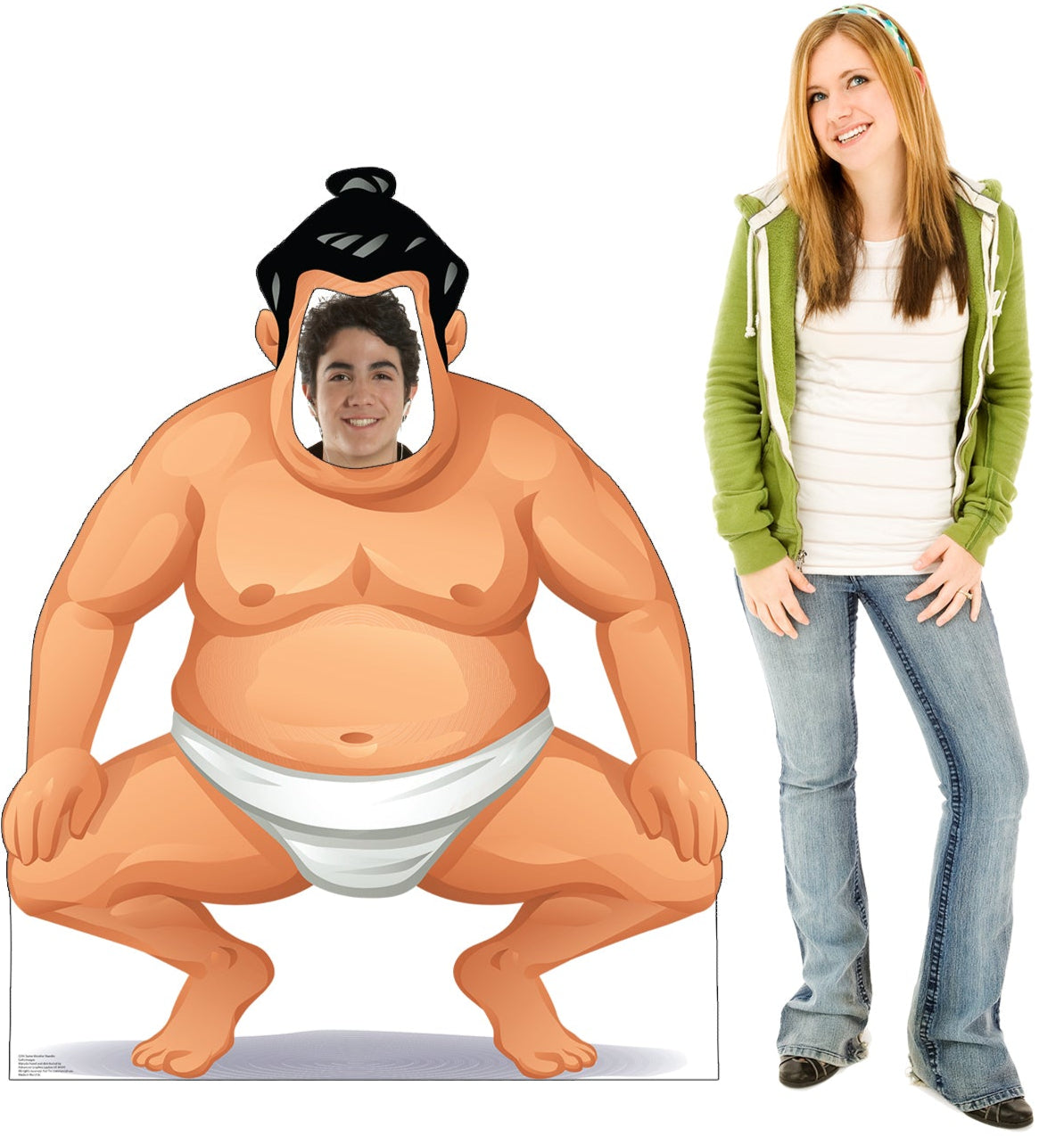 Life-size Sumo Wrestler Stand-In Cardboard Cutout - All Cutouts