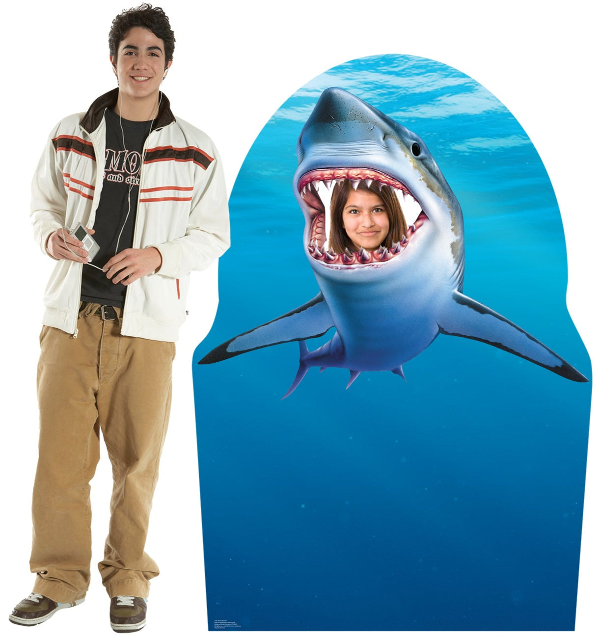 Life-size Shark Stand-In Cardboard Standup - All Cutouts