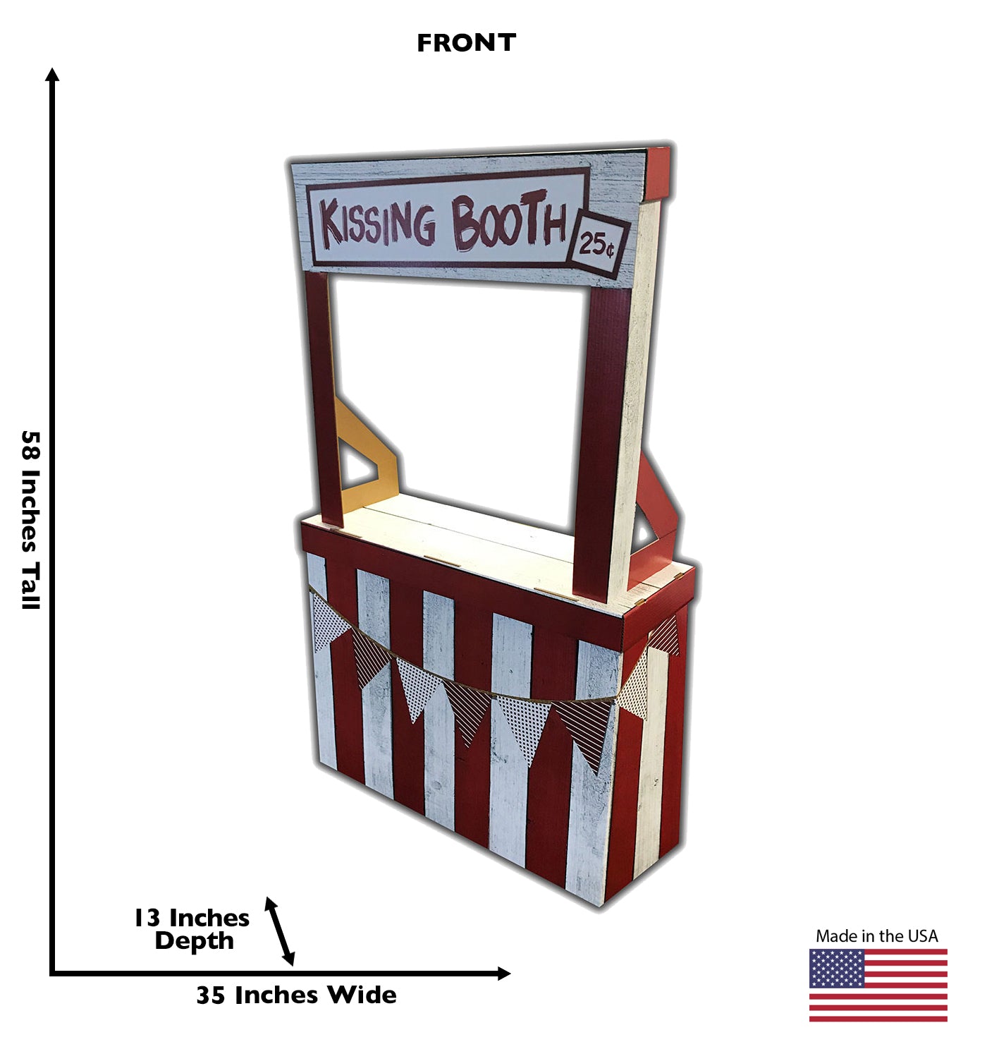 Kissing Booth Life-Size Cardboard Standup - All Cutouts
