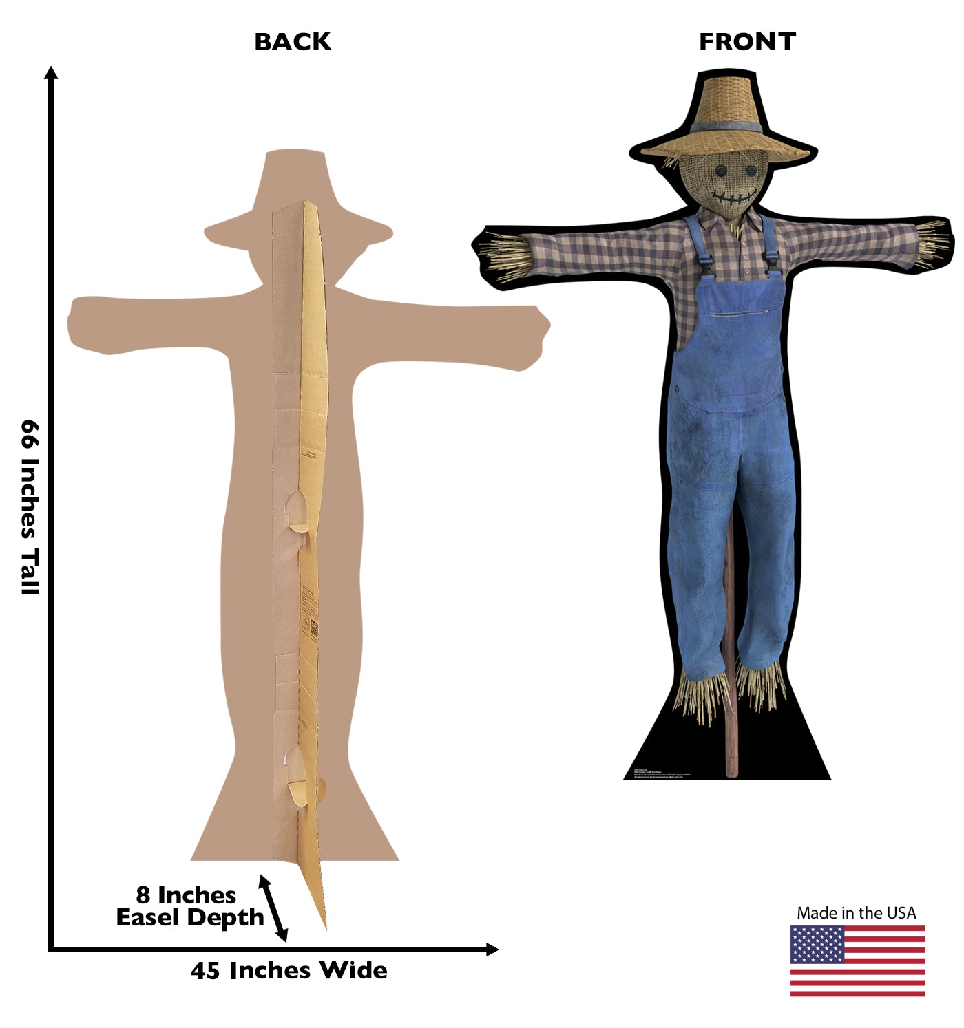 Life-size Scarecrow Cardboard Standup - All Cutouts