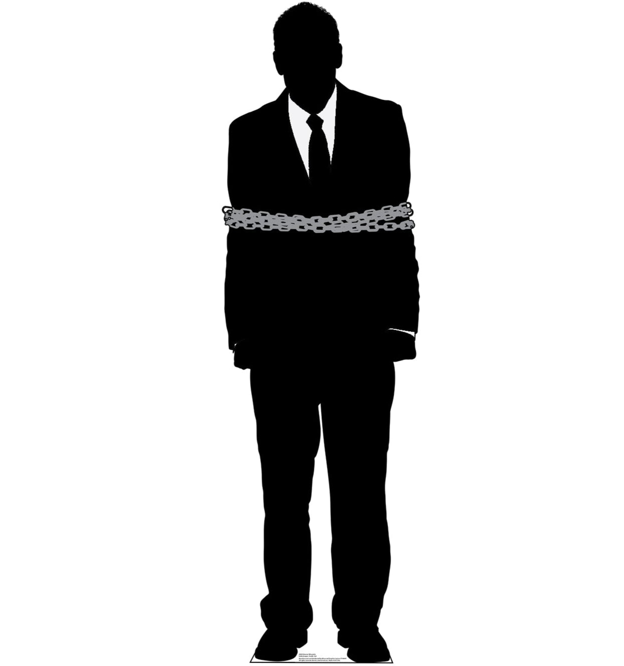 Life-Size Prisoner Silhouette Cardboard Cutout - All Cutouts