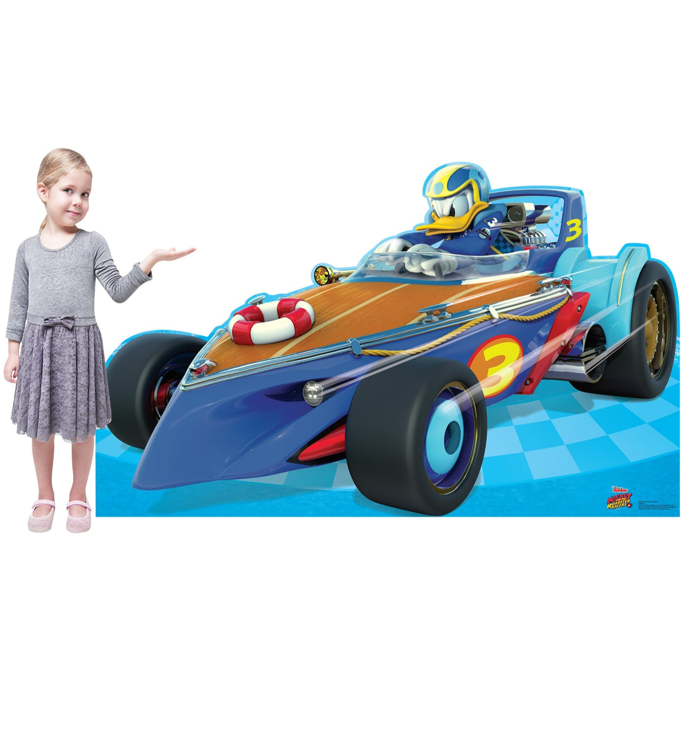 Life-Size Donald Duck Disney Roadster Racers Cardboard Cutout - All Cutouts