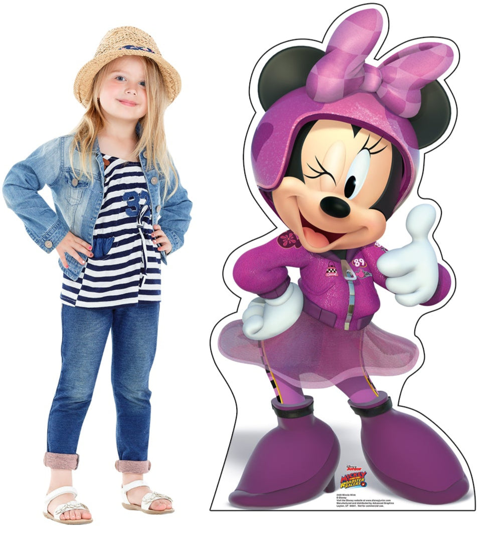 Life-Size Minnie Wink Roadster Racers Cardboard Cutout - All Cutouts