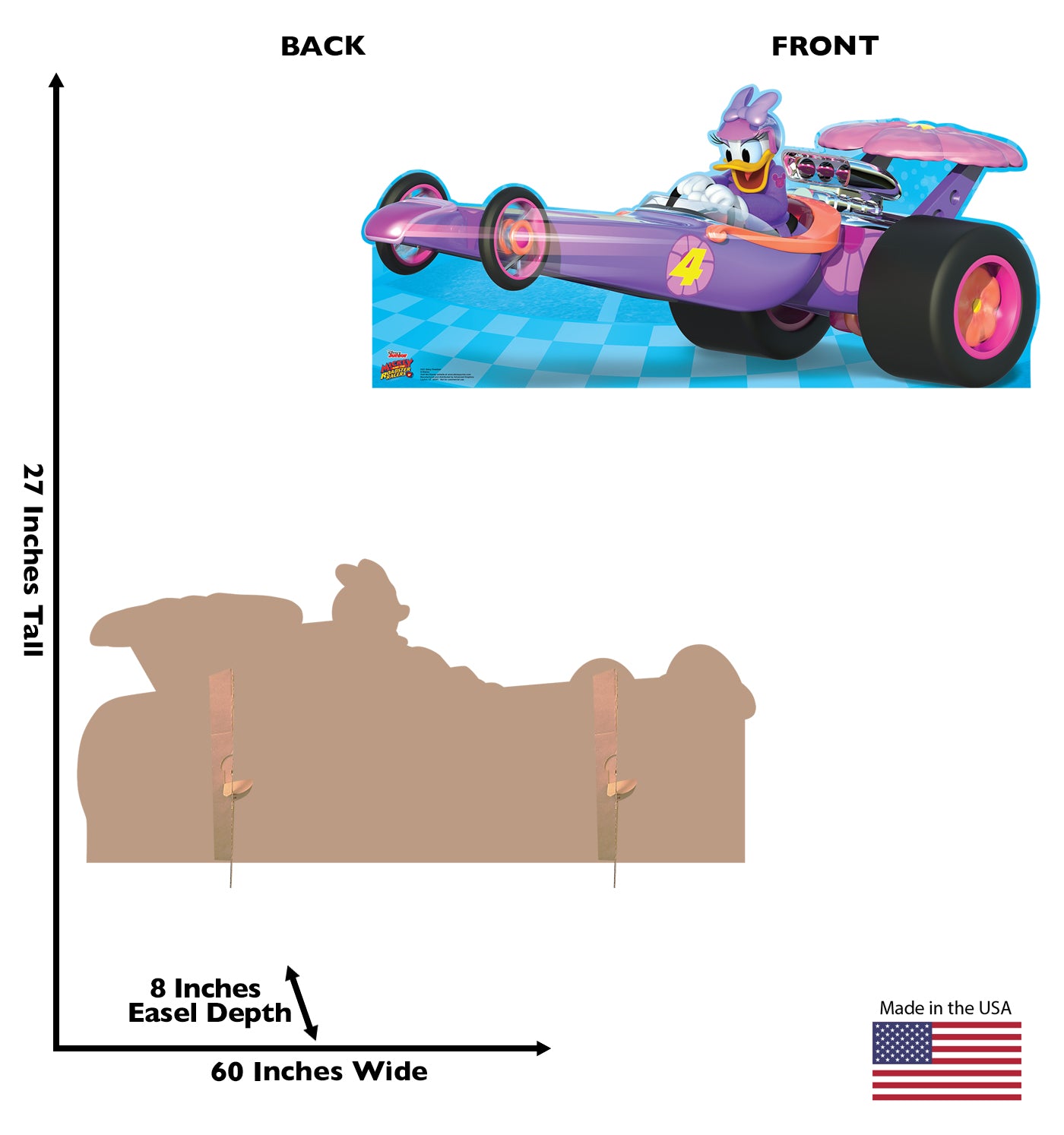 Life-Size Daisy Roadster (Disney's Roadster Racers) Cardboard Standup - All Cutouts