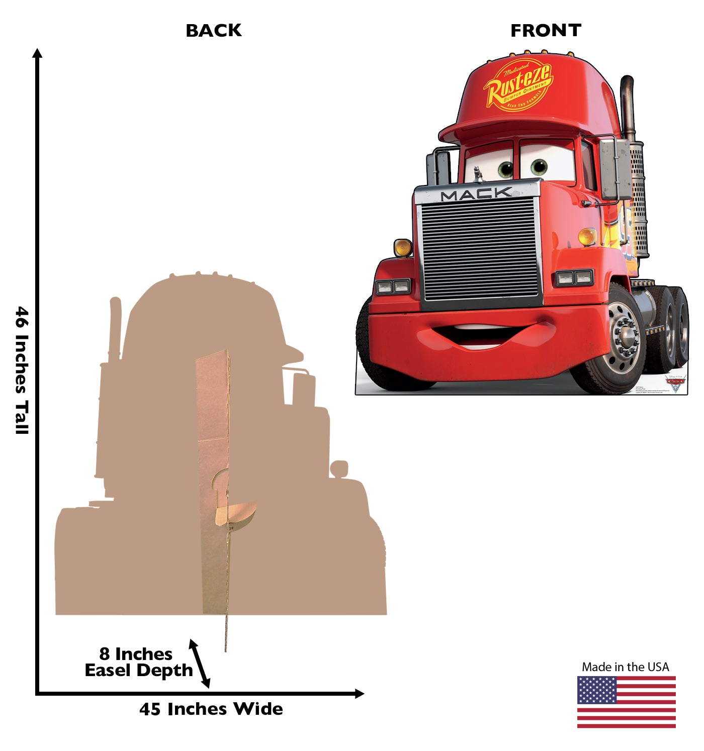 Life-Size Mack Cars 3 Cardboard Cutout - All Cutouts