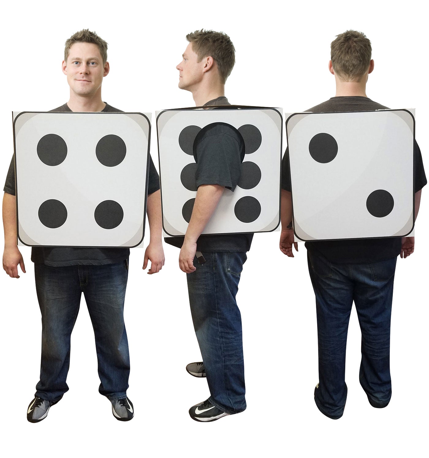 Life-Size 3D Dice Costume Cardboard Cutout - All Cutouts