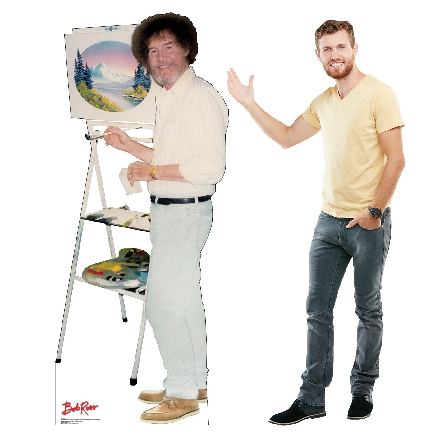 Bob Ross Life-Size Cardboard Cutout Standee - All Cutouts
