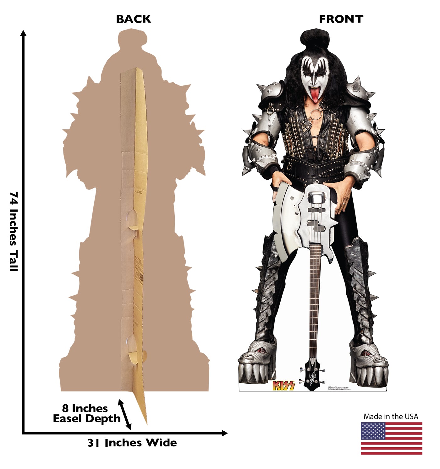 Life-Size The Demon (KISS) Cardboard Cutout - All Cutouts