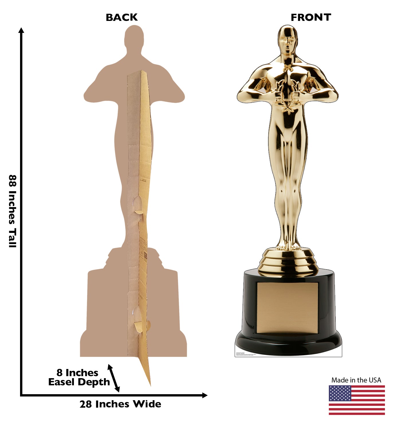 Life-Size Trophy Award with Base Cardboard Cutout - All Cutouts
