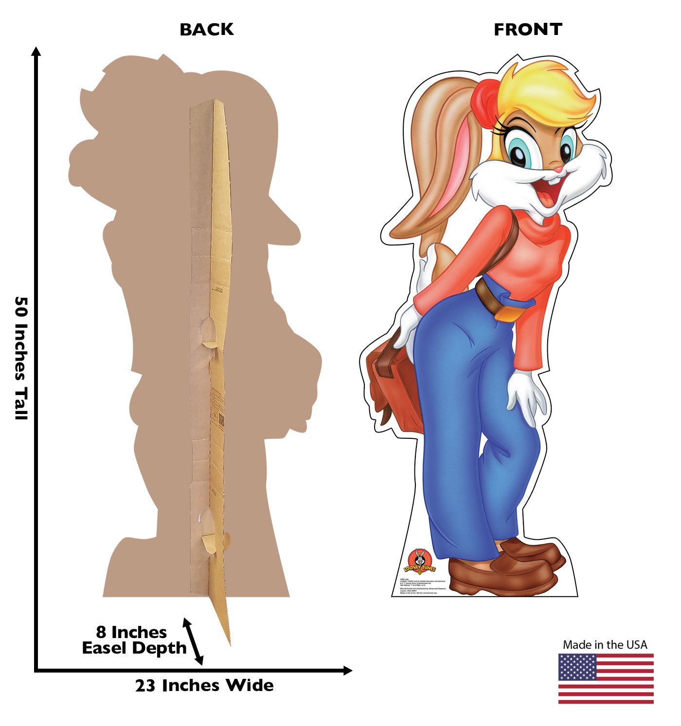 Life-Size Lola Bunny (Looney Tunes) Cardboard Cutout - All Cutouts