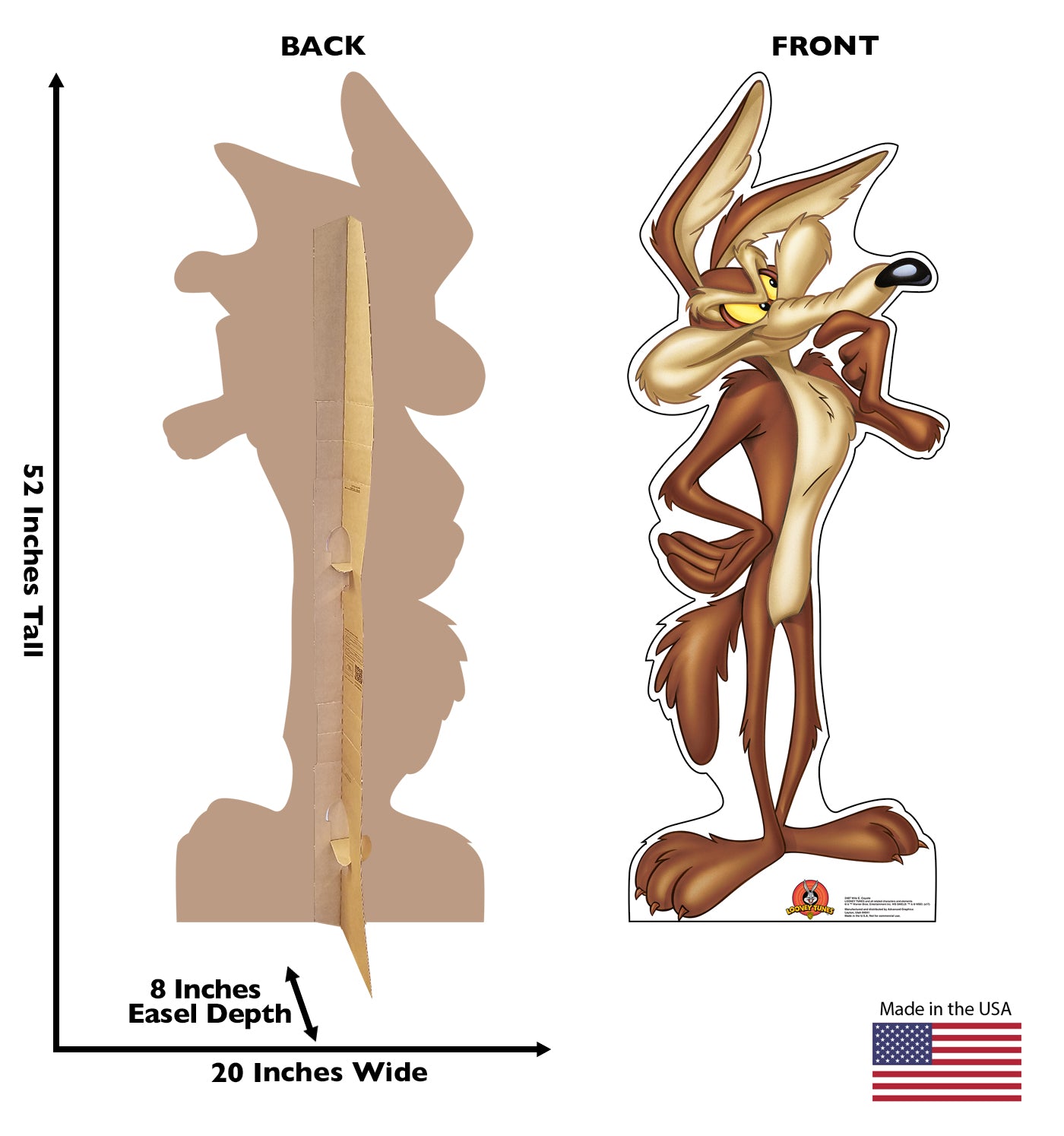 Life-Size Wile E. Coyote Cardboard Cutout - All Cutouts