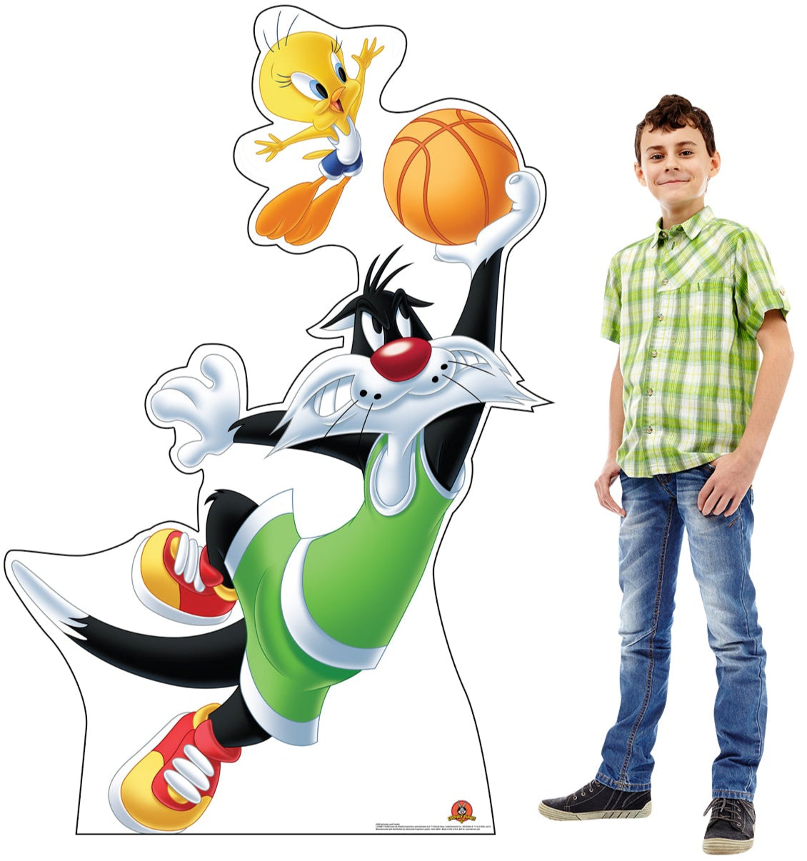 Life-Size Sylvester and Tweety Cardboard Cutout - All Cutouts