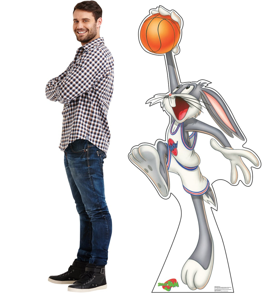 Life-Size Bugs Bunny (Space Jam) Cardboard Cutout - All Cutouts