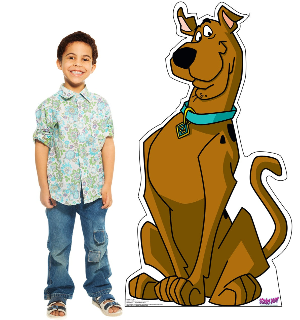 Life-Size Scooby-Doo (Mystery Incorporated) Cardboard Cutout - All Cutouts