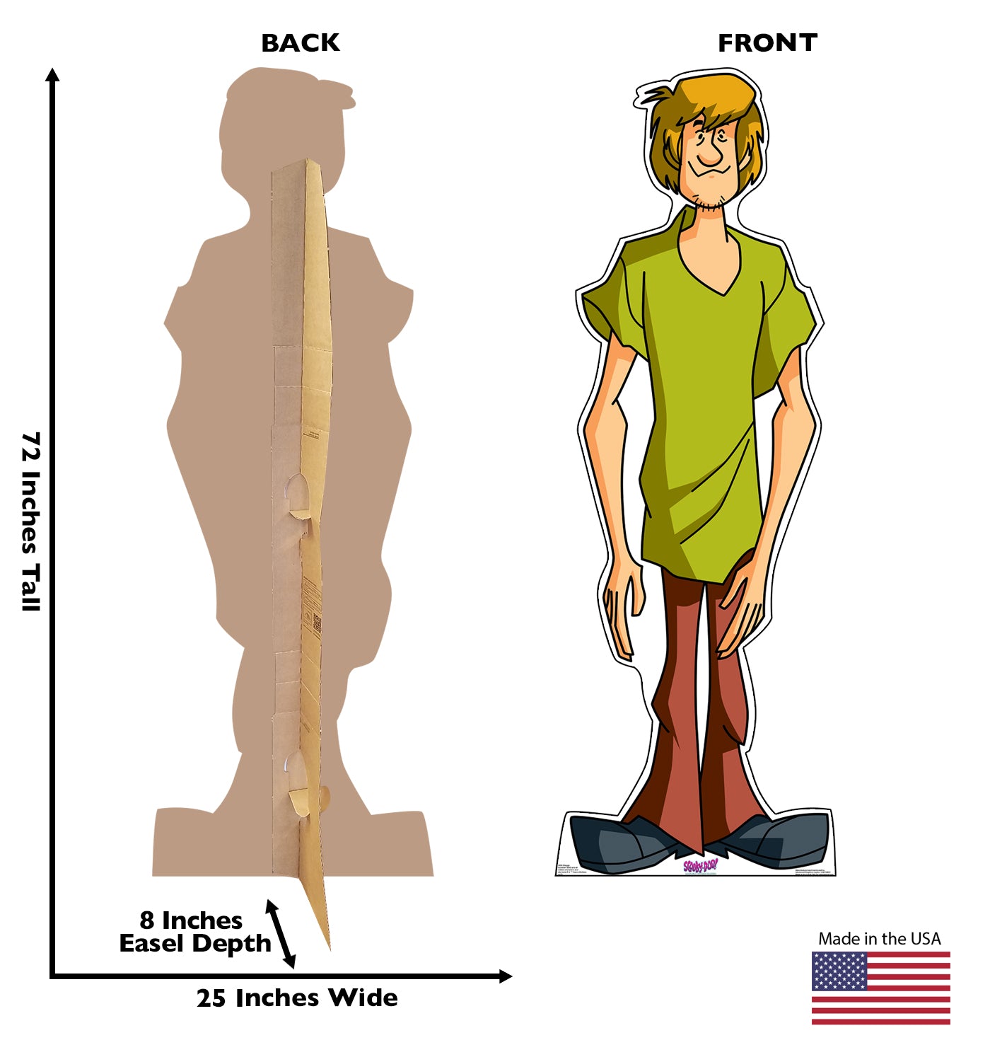 Life-Size Shaggy (Mystery Incorporated) Cardboard Cutout - All Cutouts