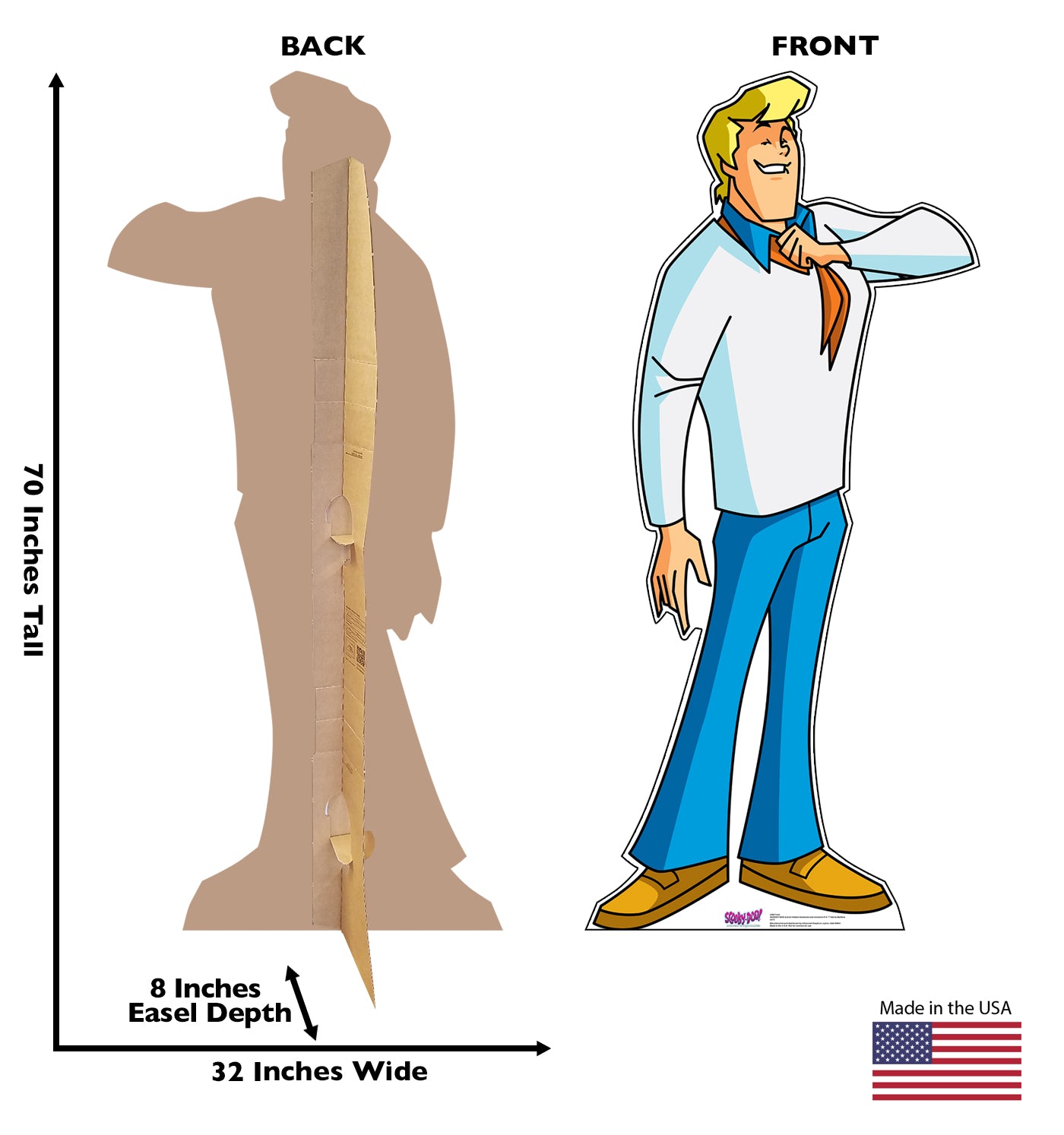 Life-Size Fred (Mystery Incorporated) Cardboard Cutout - All Cutouts