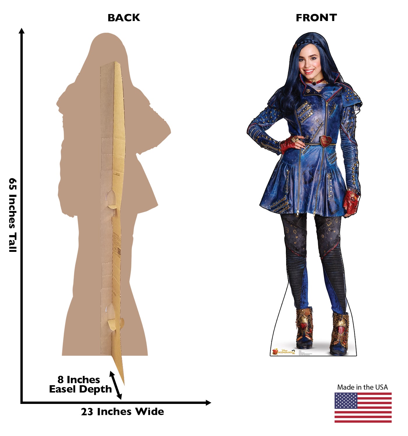Life-Size Evie (Descendants 2) Cardboard Standup - All Cutouts