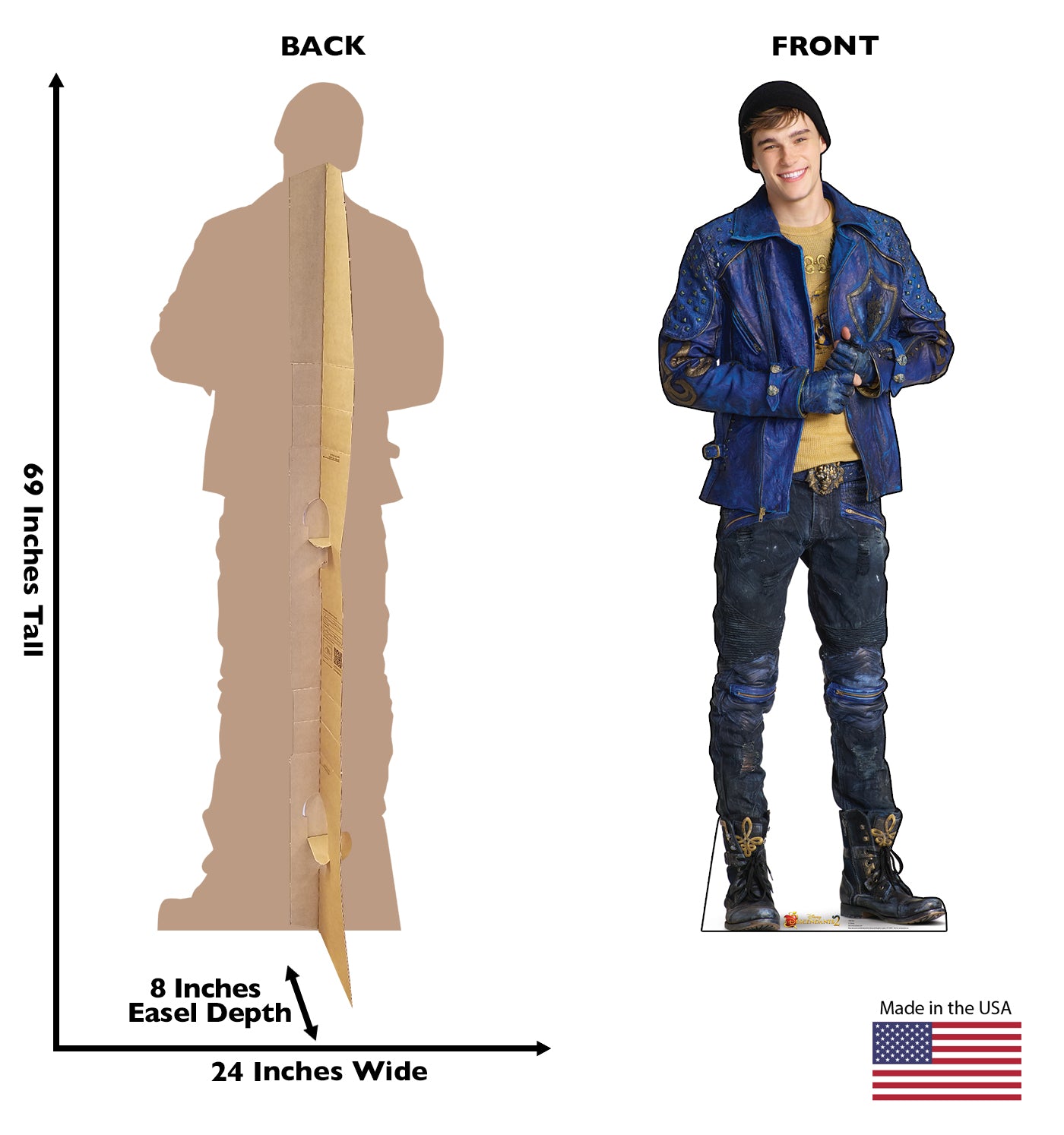 Life-Size Ben (Descendants 2) Cardboard Standup - All Cutouts