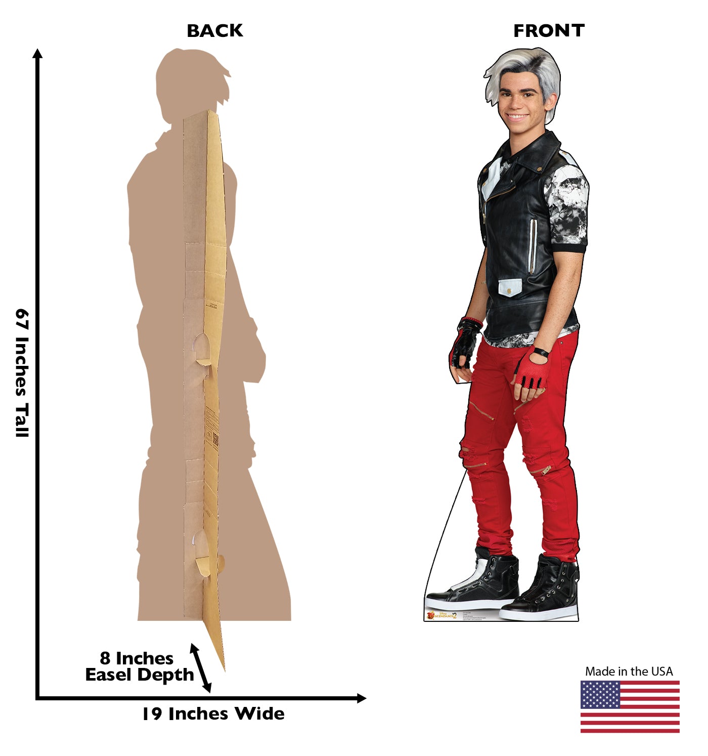 Life-Size Carlos DeVil (Descendants 2) Cardboard Standup - All Cutouts