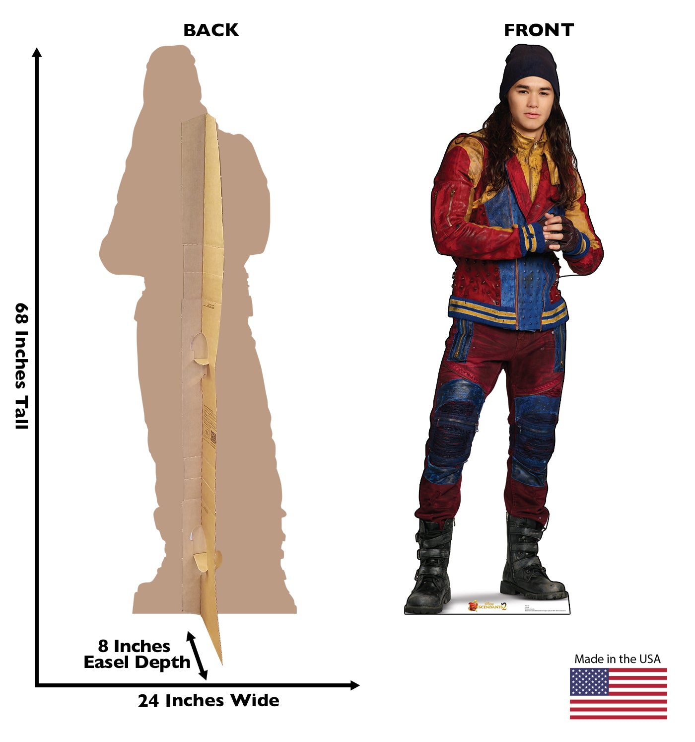 Life-Size Jay (Descendants 2) Cardboard Standup - All Cutouts