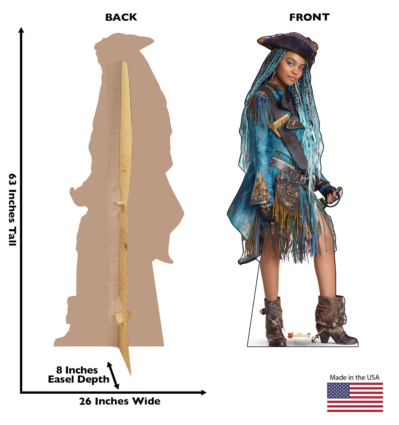 Life-Size Uma (Descendants 2) Cardboard Standup - All Cutouts