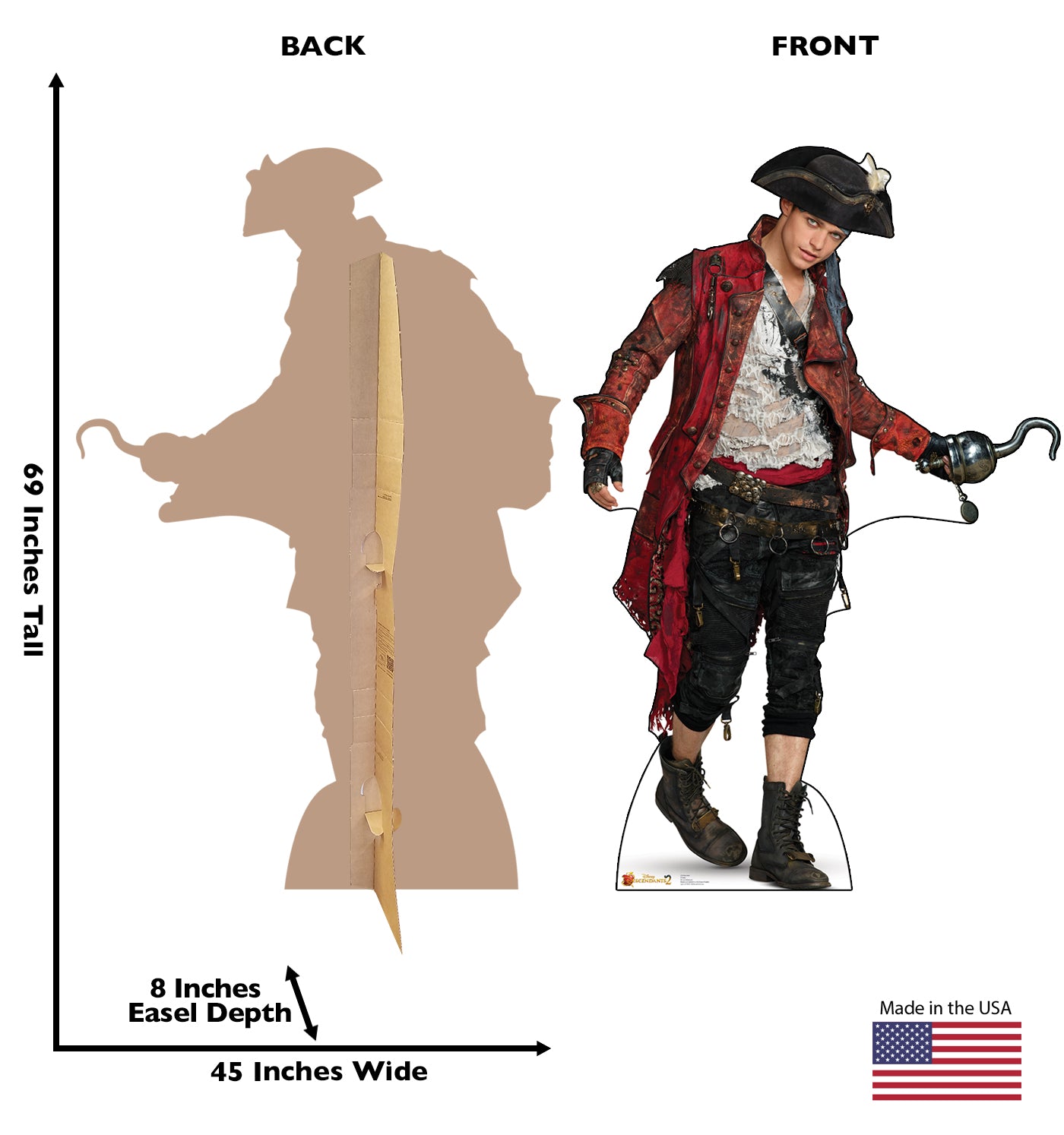 Life-Size Harry Hook (Descendants 2) Cardboard Cutout - All Cutouts