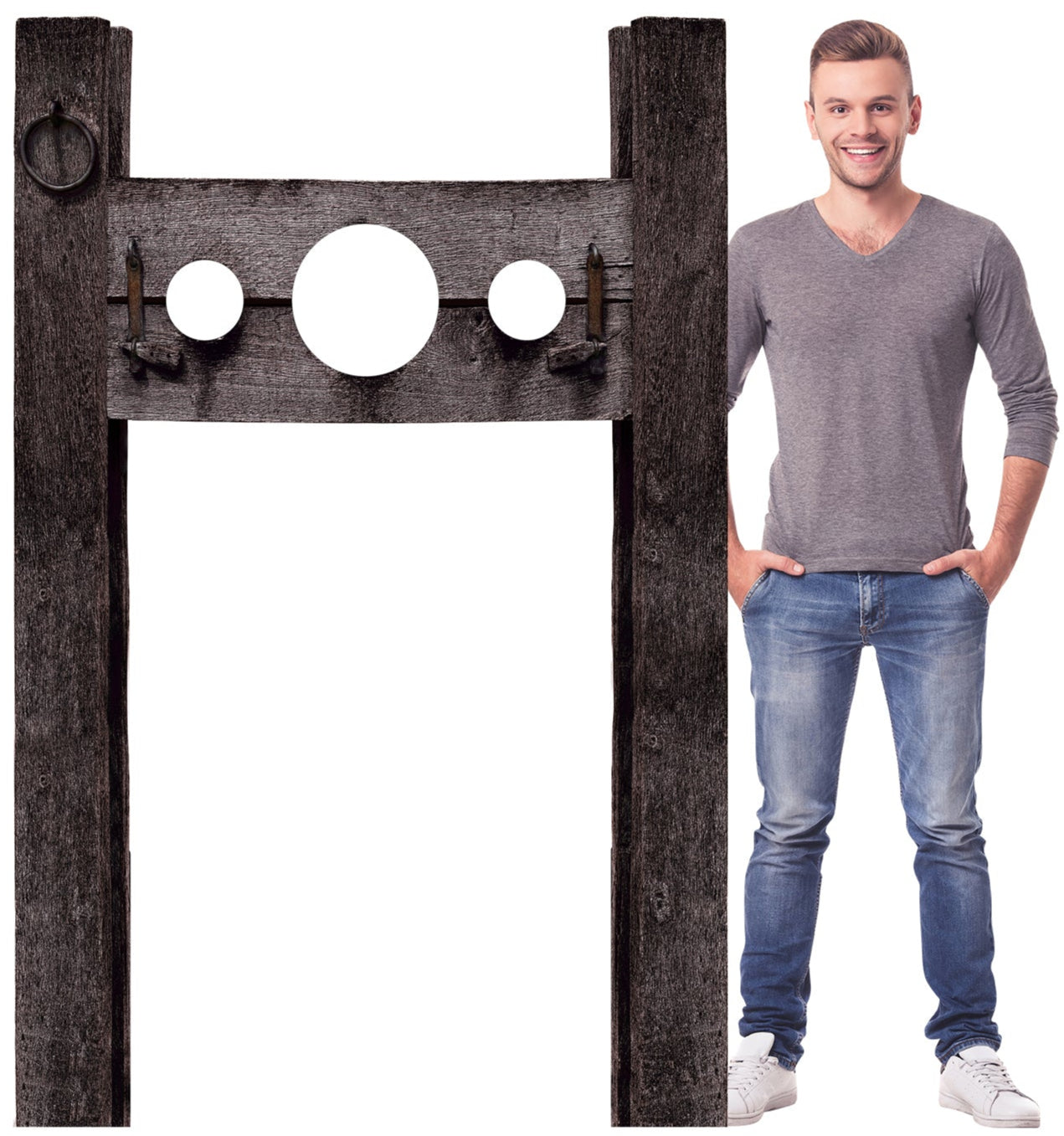 Life-Size Pillory Post Cardboard Stand-In - All Cutouts