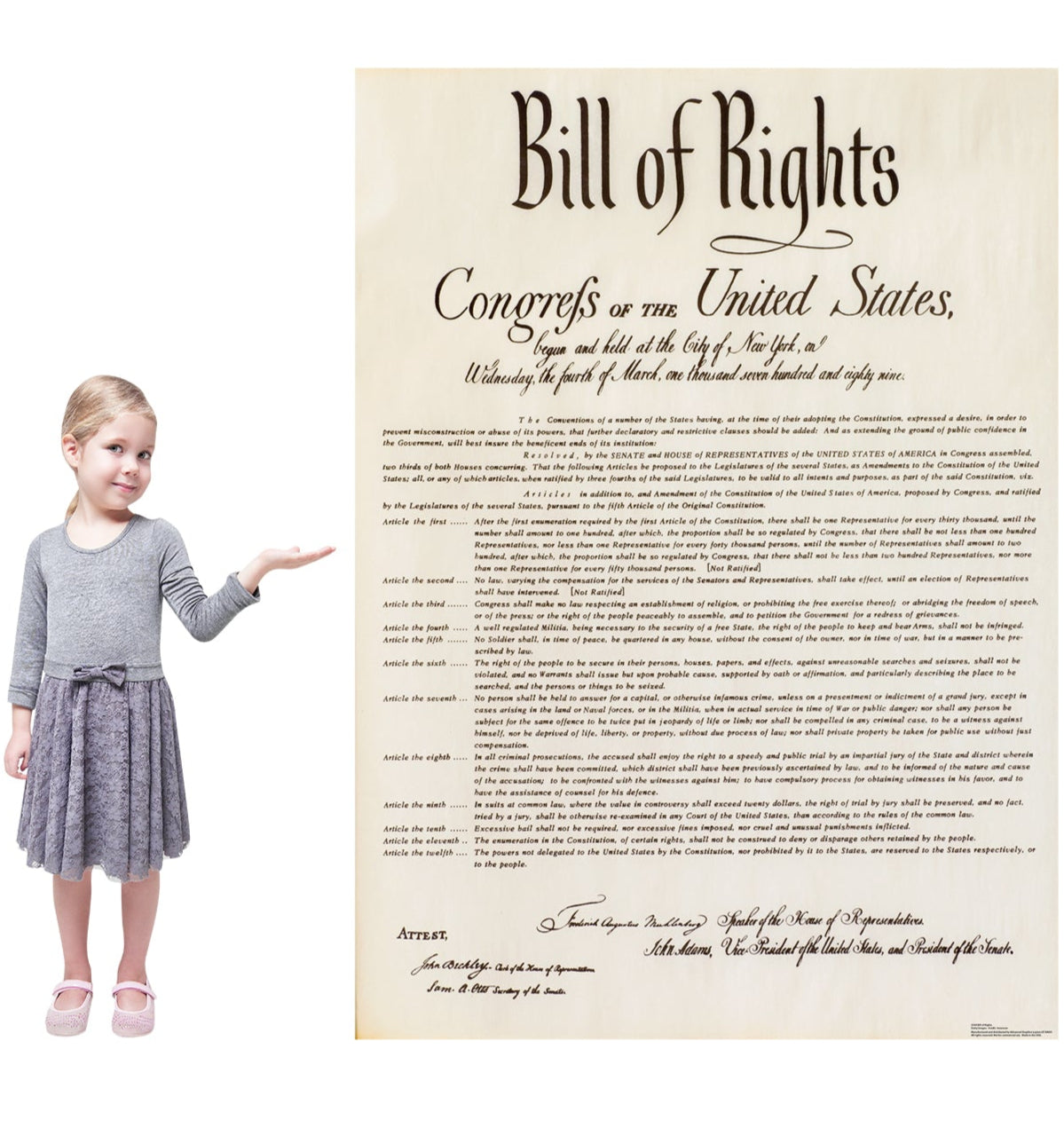 Life-Size Bill of Rights Cardboard Cutout - All Cutouts