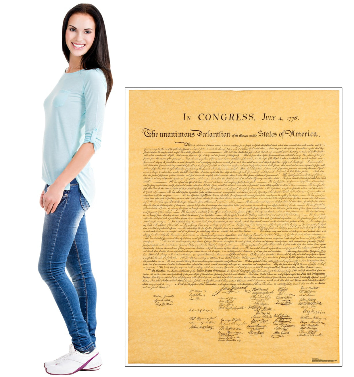 Life-Size Declaration of Independence Cardboard Cutout - All Cutouts