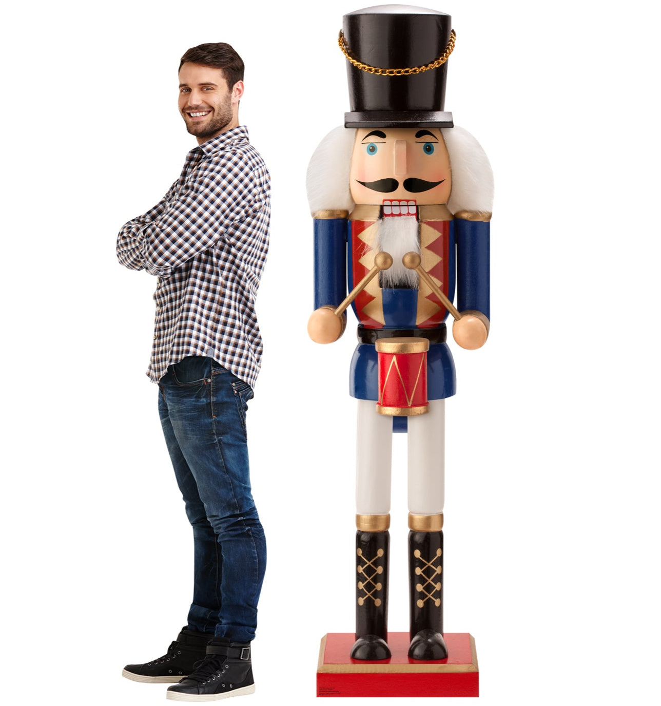 Life-Size Nutcracker Drummer Cardboard Cutout - All Cutouts