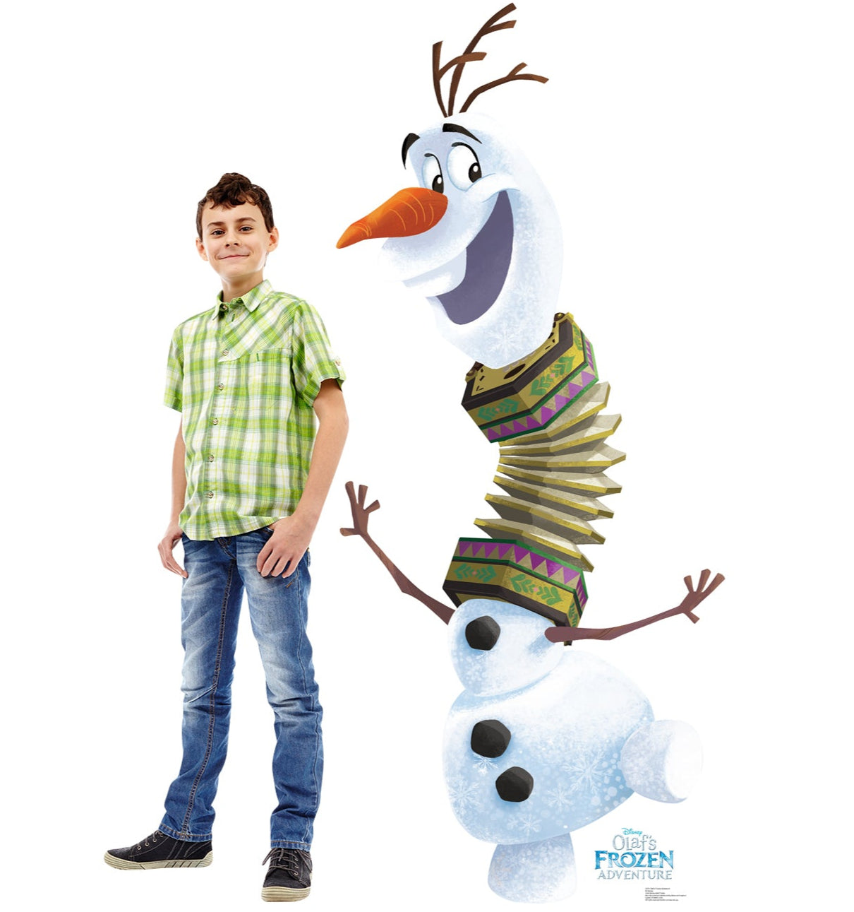 Life-Size Olaf's Frozen Adventure Cardboard Cutout - All Cutouts