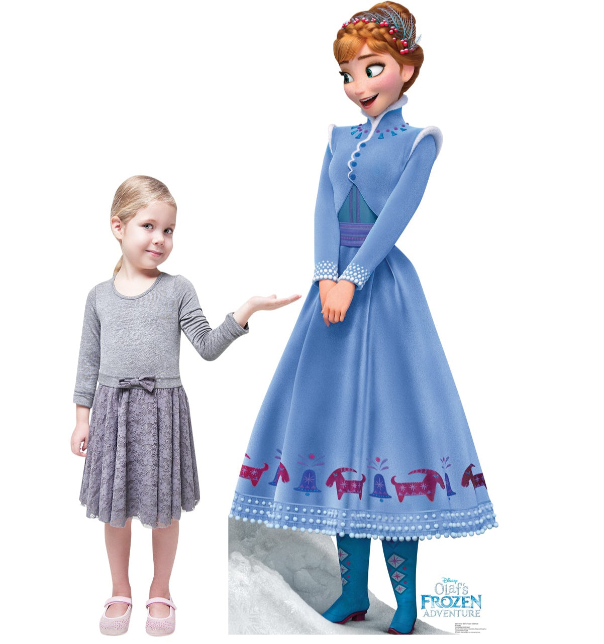 Life-Size Anna (Olaf's Frozen Adventure) Cardboard Cutout - All Cutouts