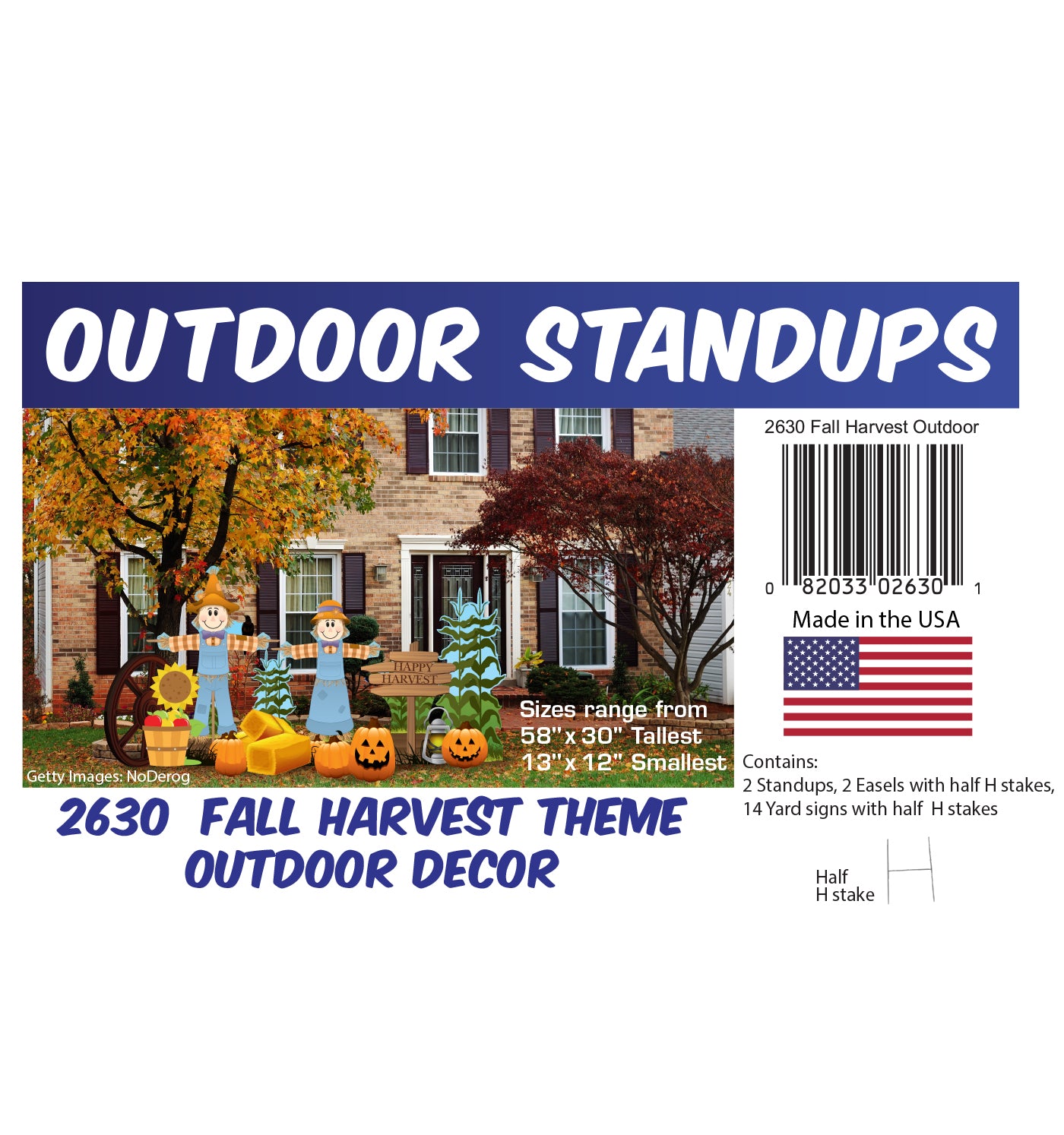 Fall Harvest Theme Cardboard Cutout - All Cutouts