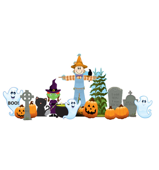 Friendly Halloween Outdoor Cardboard Cutout - All Cutouts
