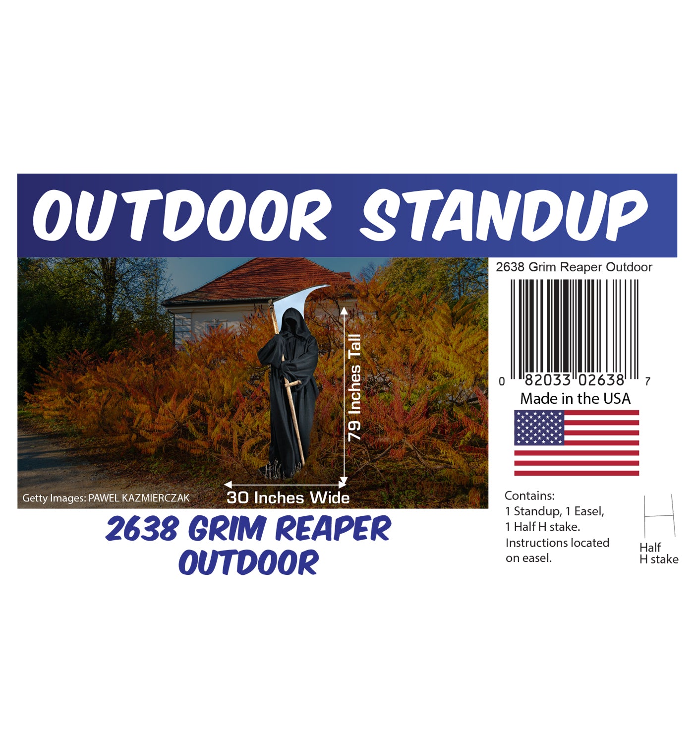 Grim Reaper Outdoor Coroplast Cutout