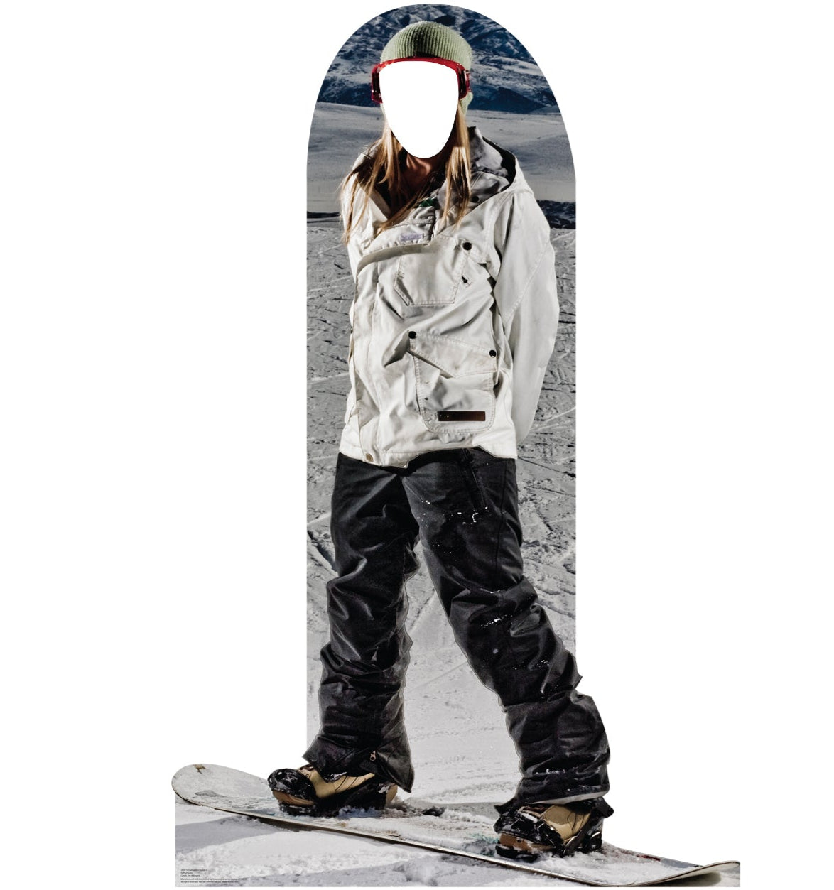 Life-Size Snowboarder Stand-In Cardboard Cutout - All Cutouts